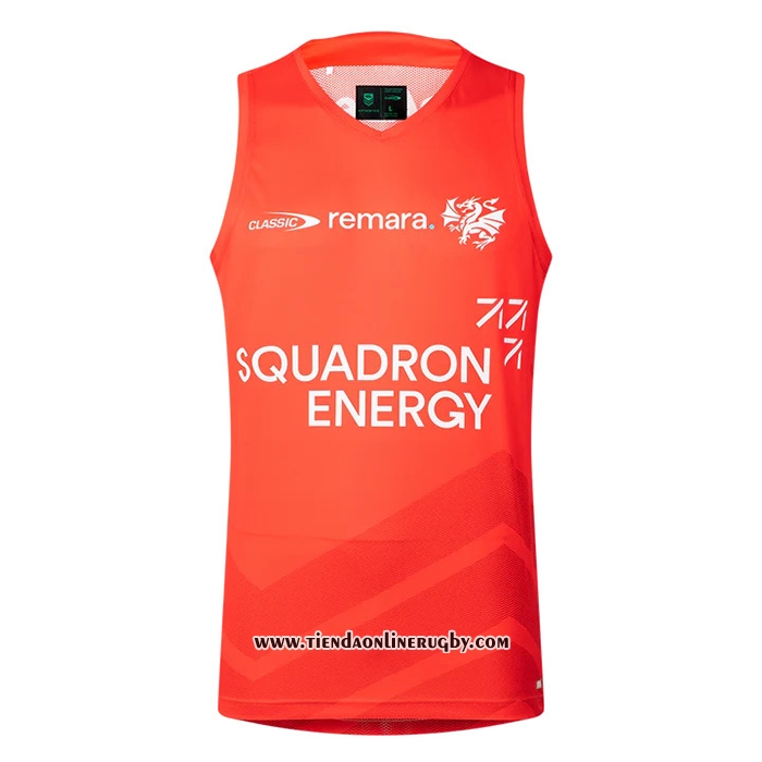 Tank Top St. George Illawarra Dragons Rugby 2026 Entrenamiento Rojo